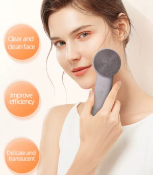 New Mode Factory Wholesale Portable IPX6 Waterproof Silicon Facial Cleansing Brush USB Rechargeable Household Skincare